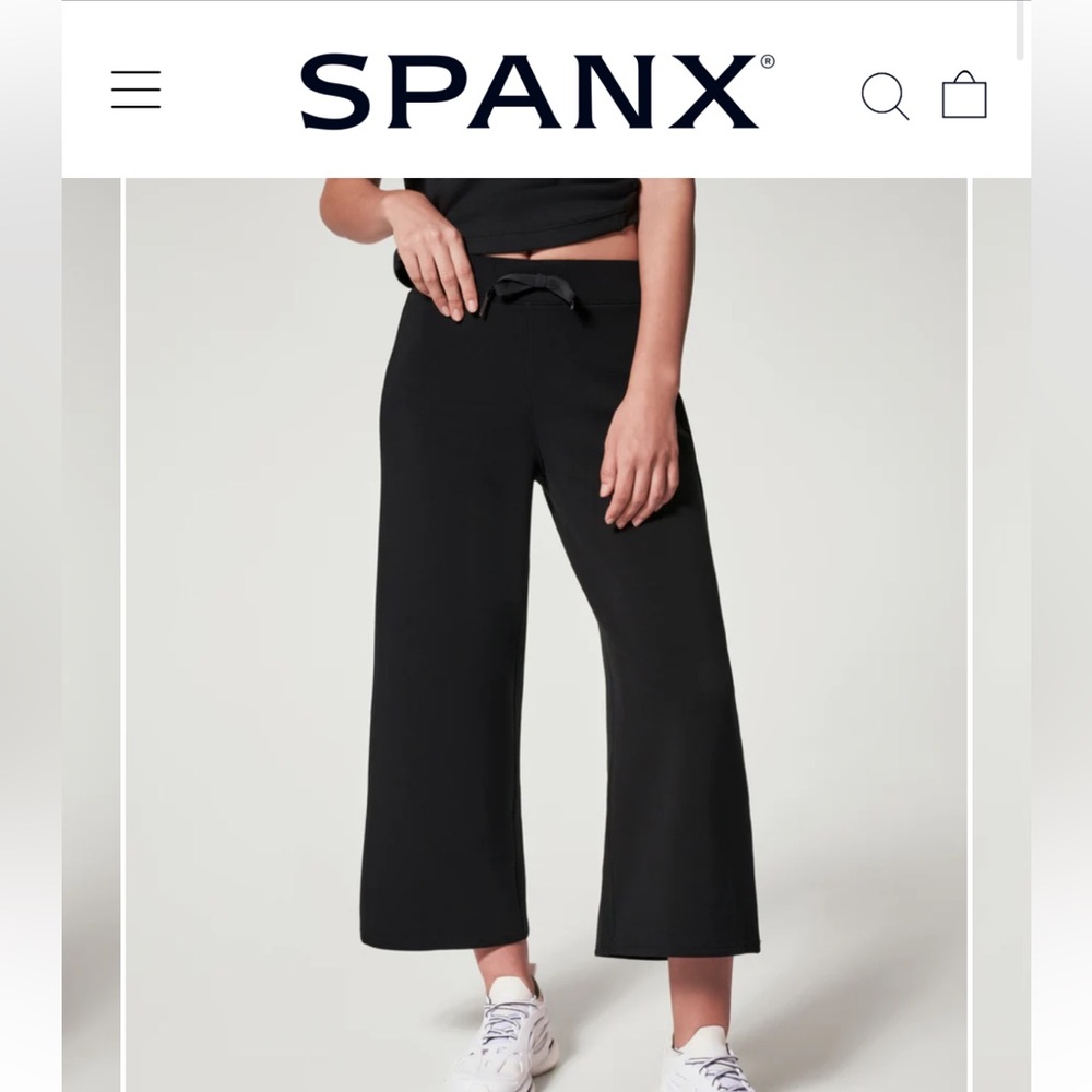 Spanx AirEsentials wide leg crop